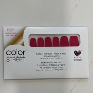 Color Street Red Nail Polish Strips